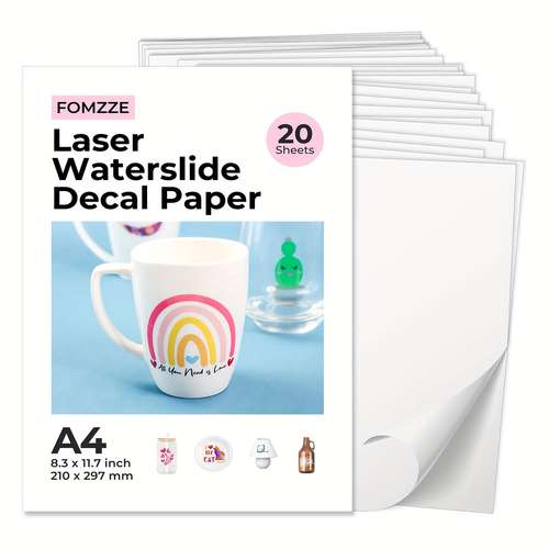 Waterslide Decal Paper Laser Printers clear White Water - Temu